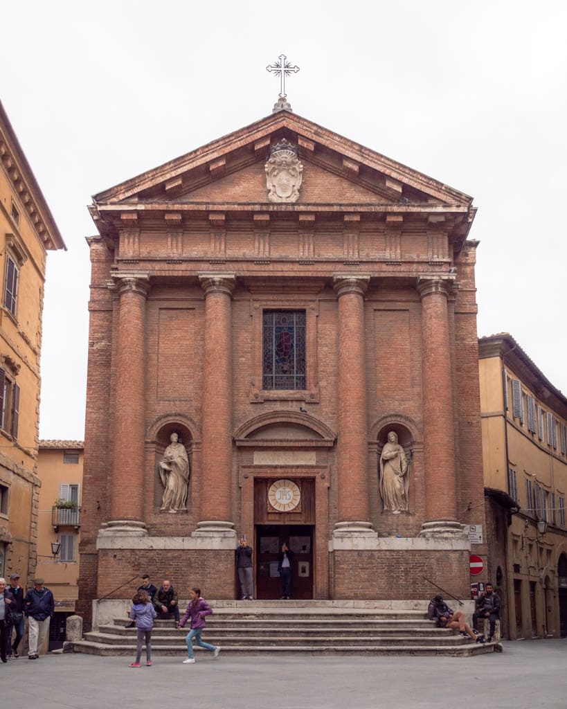 Church of San Cristoforo in Siena's centro storico