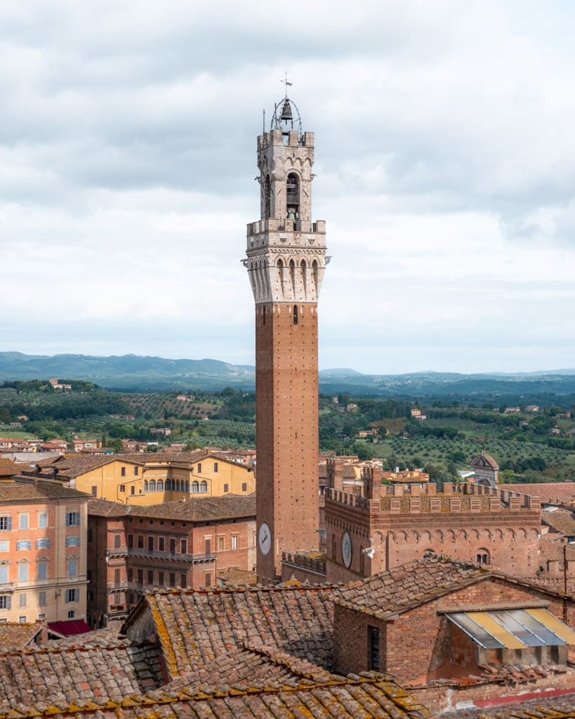 Piazza del Campo from Panorama dal Facciatone