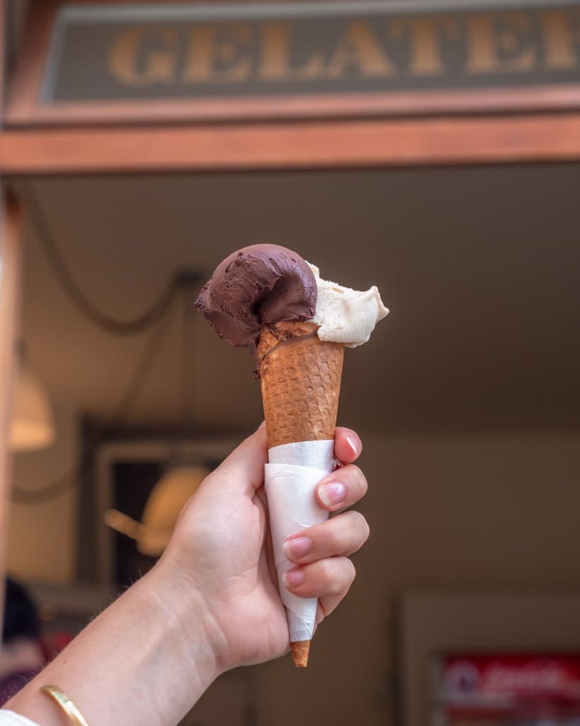 Gelato from Gelateria il Masgalano in Siena