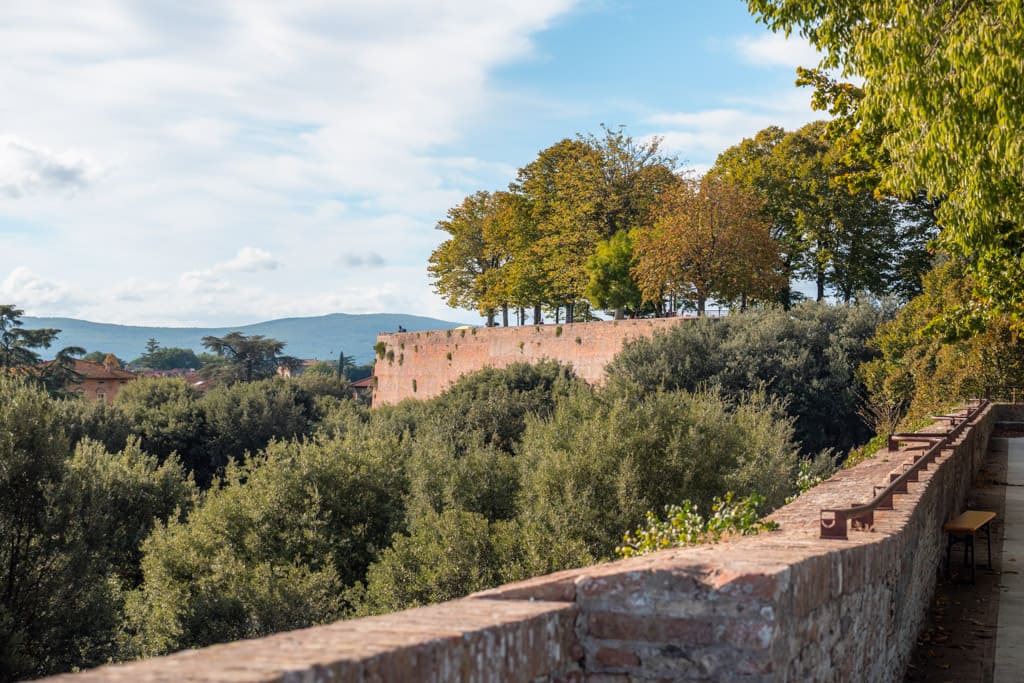 The walls at Fortezza Medicea