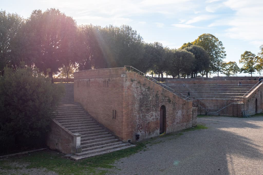 Fortezza Medicea seen from the inside