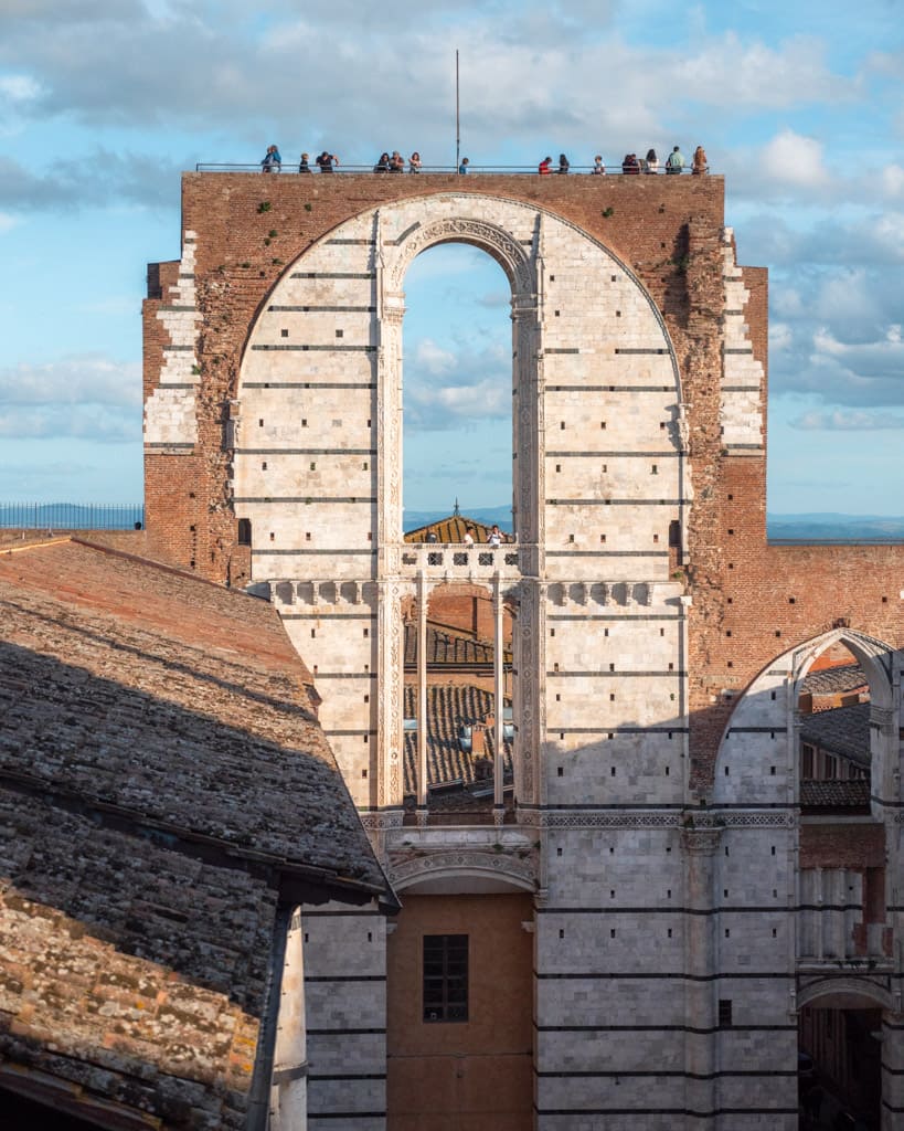 Panorama dal Facciatone seen from Porta del Cielo