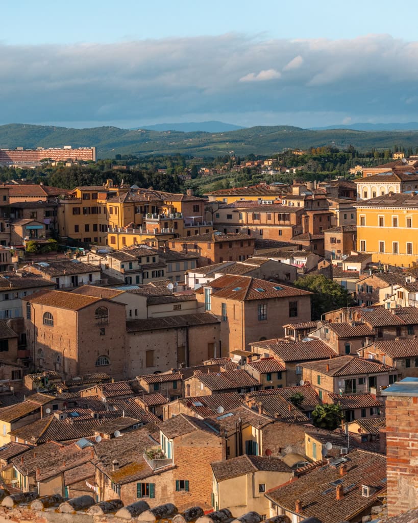 View over the roofs of Siena