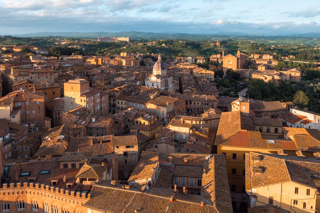 Siena seen from above