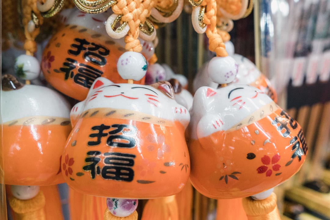 Chinatown souvenirs orange
