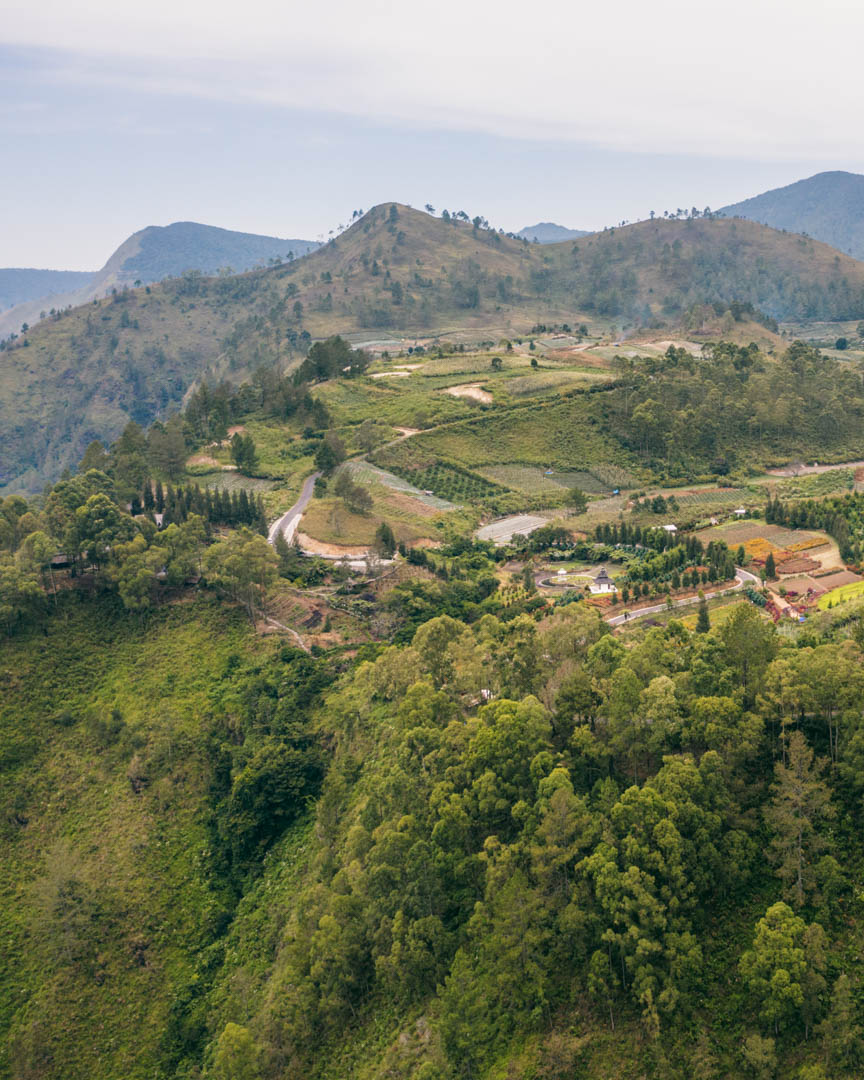 Surrounding area of Sipiso Piso Waterfall - a must on your Sumatra itinerary