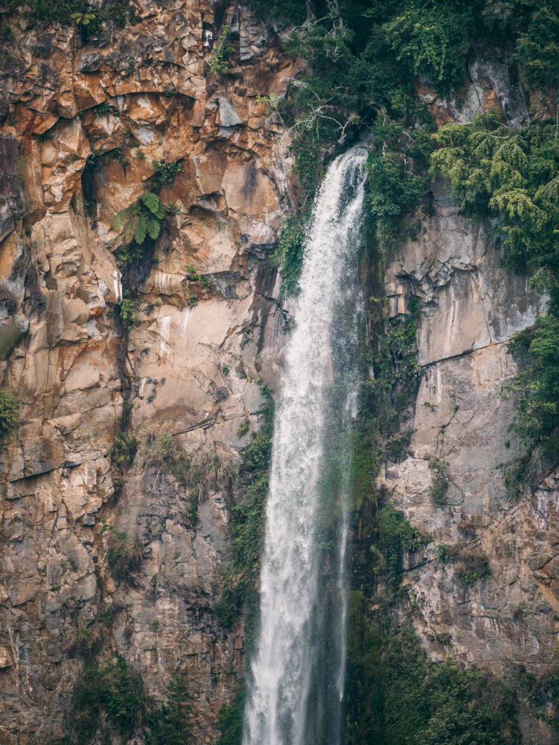 The top of the waterfall at Sipiso Piso