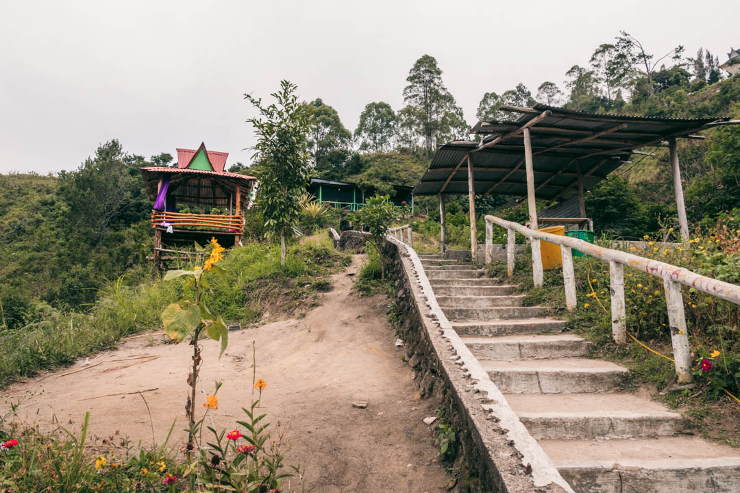 Stairs at Sipiso Piso