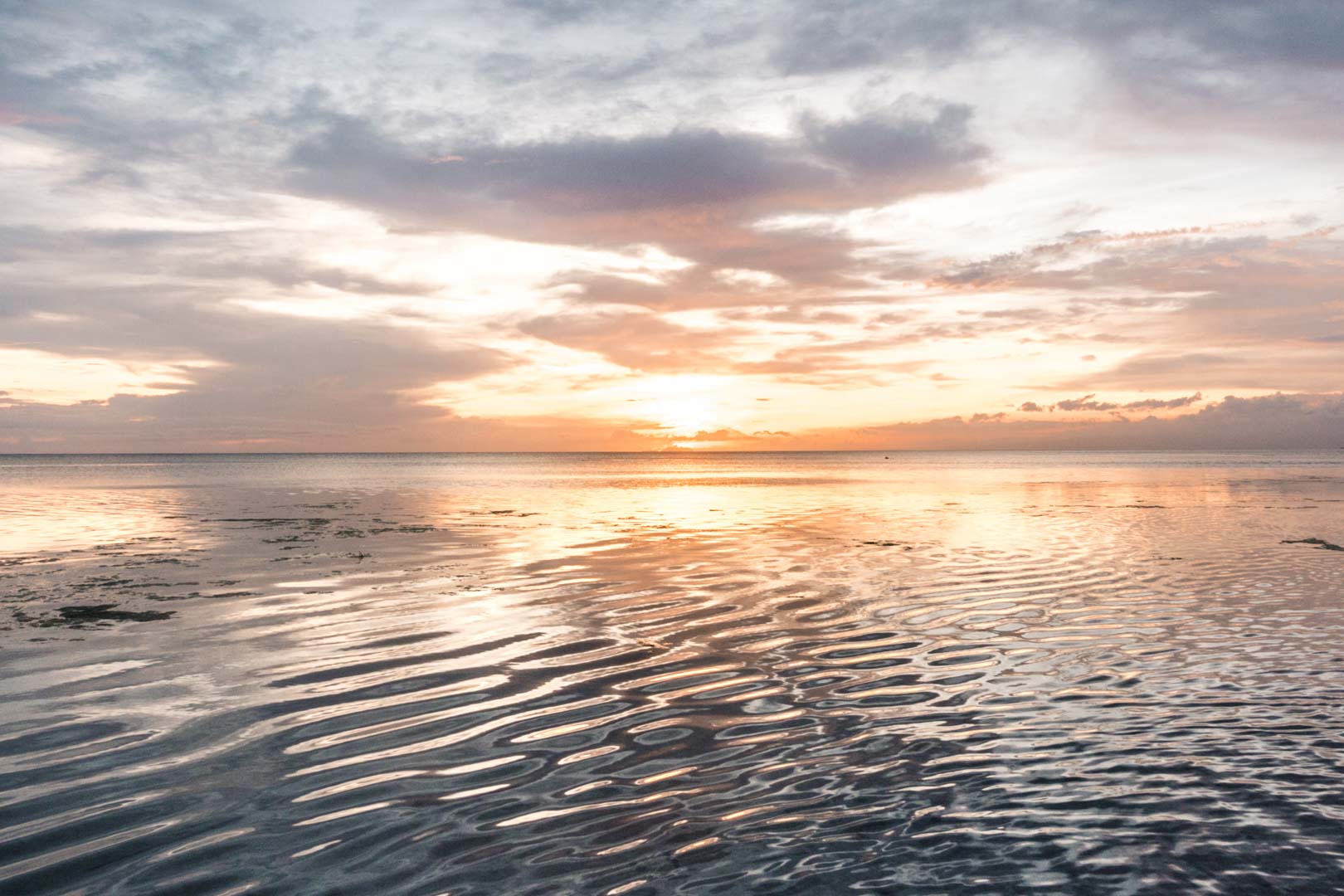 Sunset at Solangon Beach