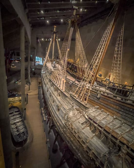 The size of the Vasa Ship