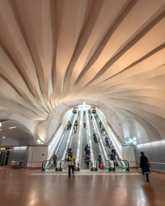 Stockholm metro station