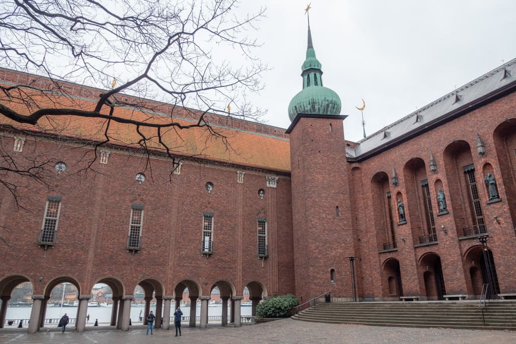 The inner courtyard