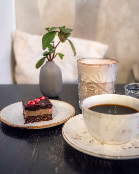 Cake and coffee from Fern & Fika