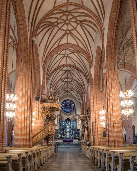 The interior of the church