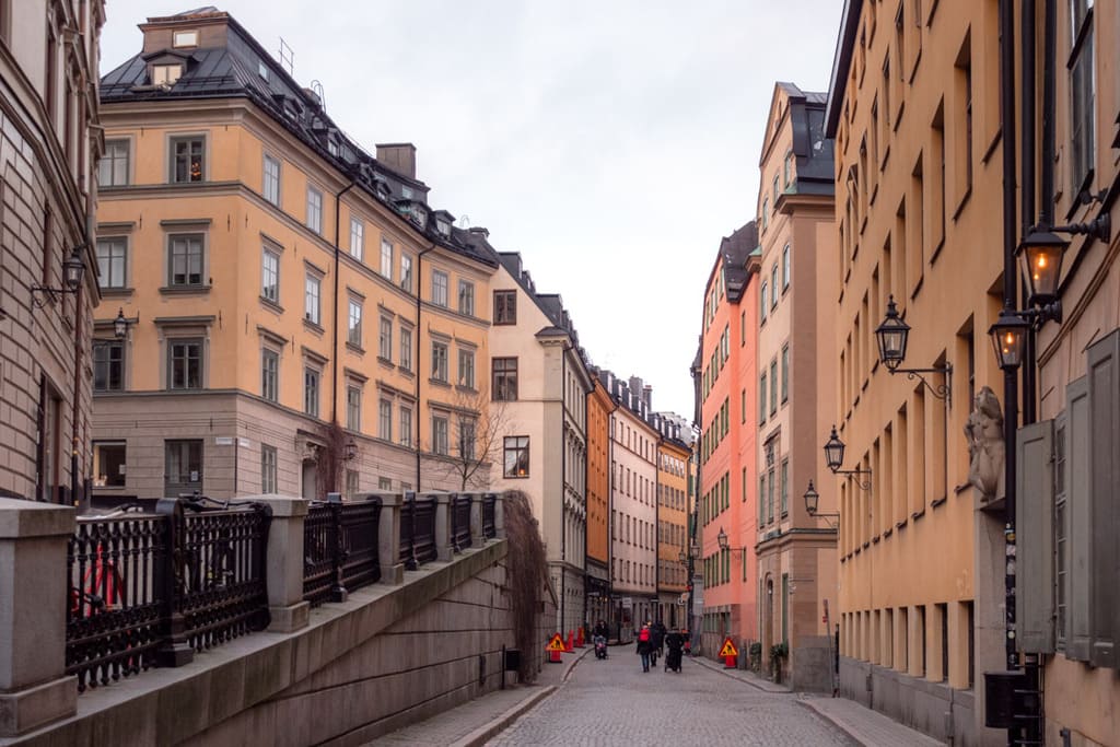 The old houses in Gamla Stan