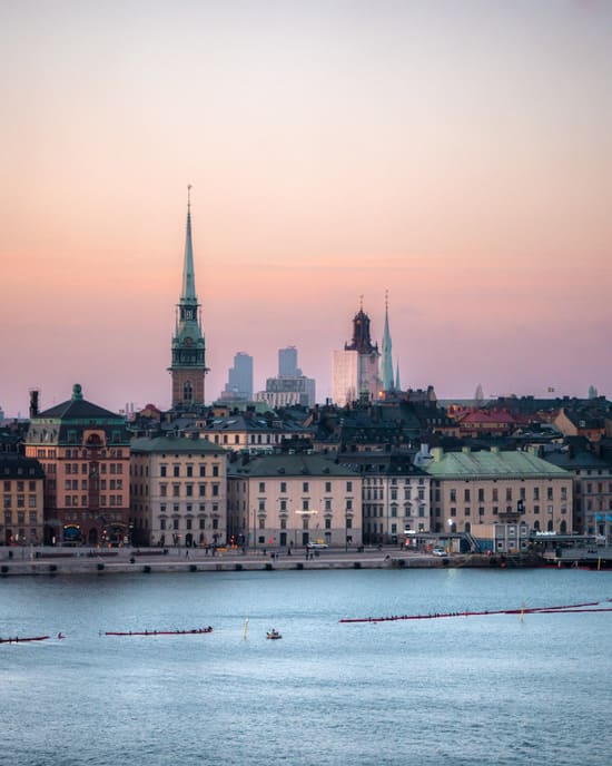 The view towards Gamla Stan from Katarinavägen