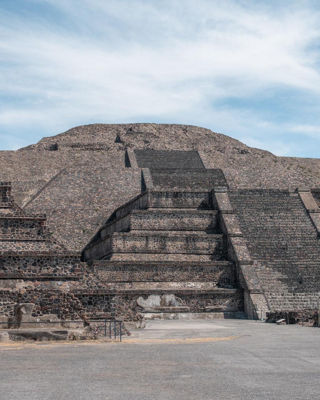 The Pyramid of the Moon in Teotihuacán