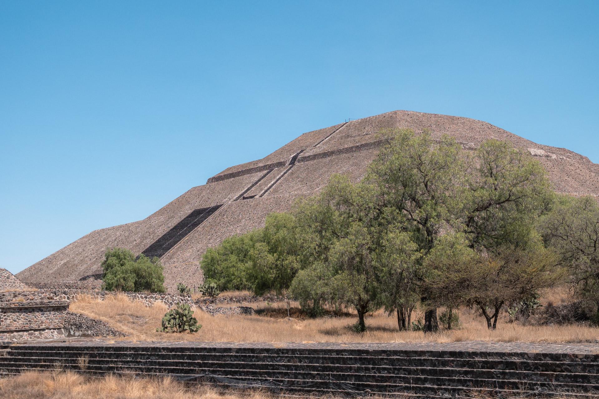 The Pyramid of the Sun in Teotihuacan