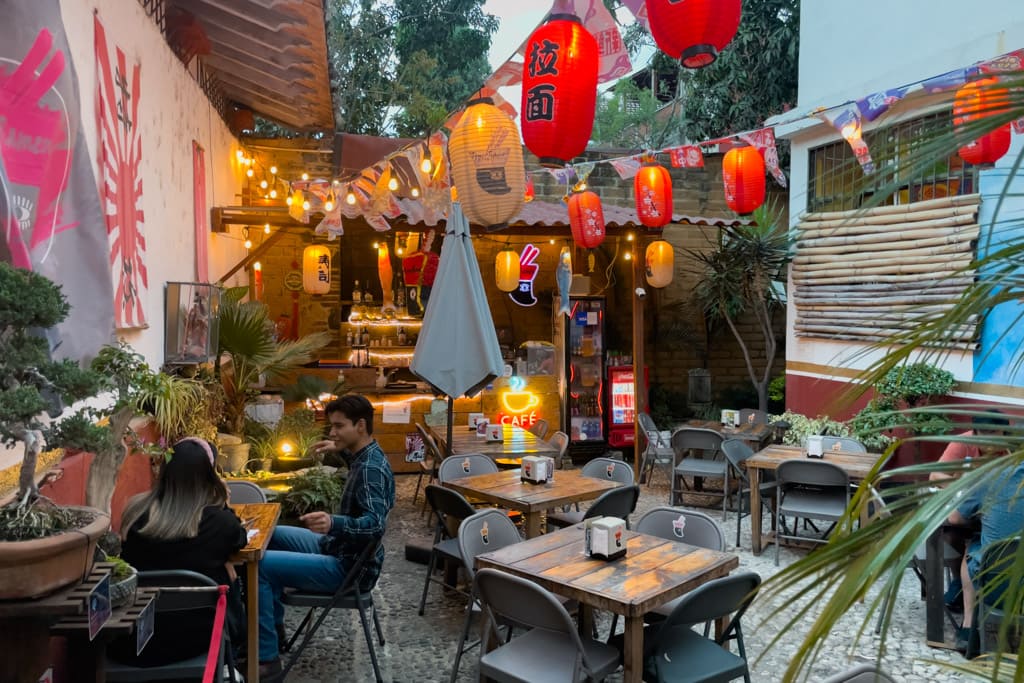 Tepozramen courtyard