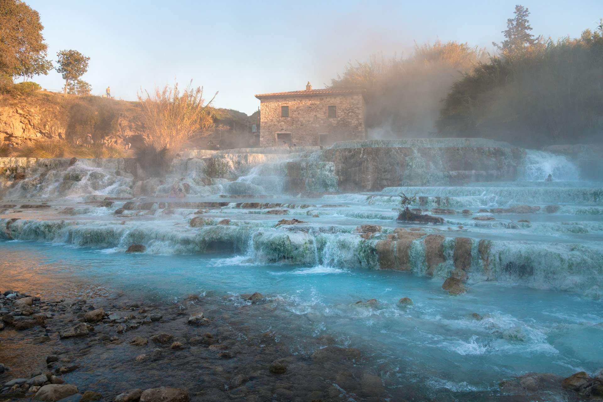 Early morning at Saturnia