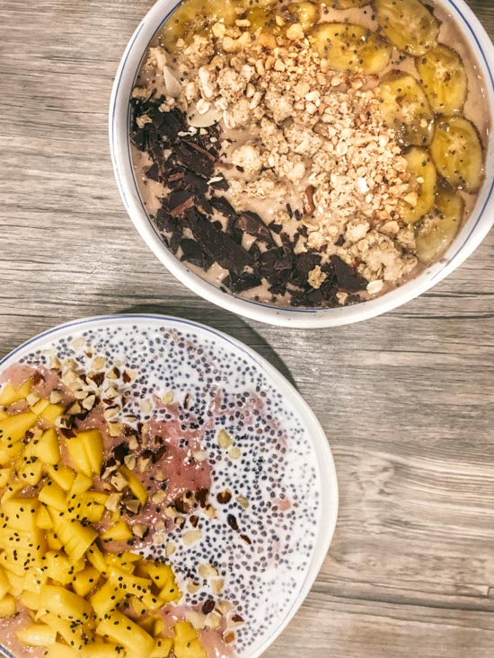 Smoothie bowls from Hungry Wolf