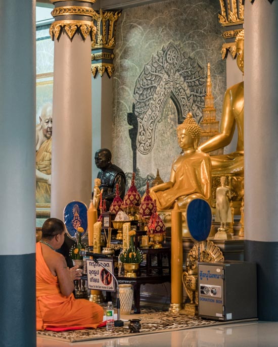 monks praying