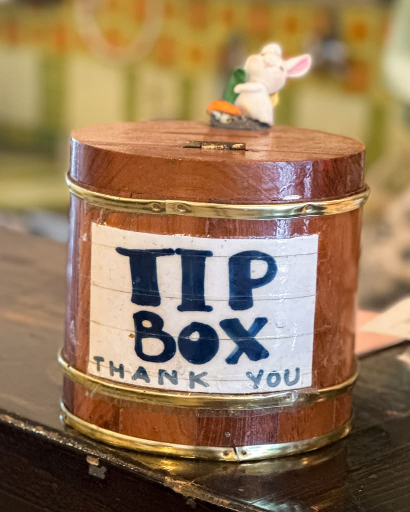 Tip box in Thailand