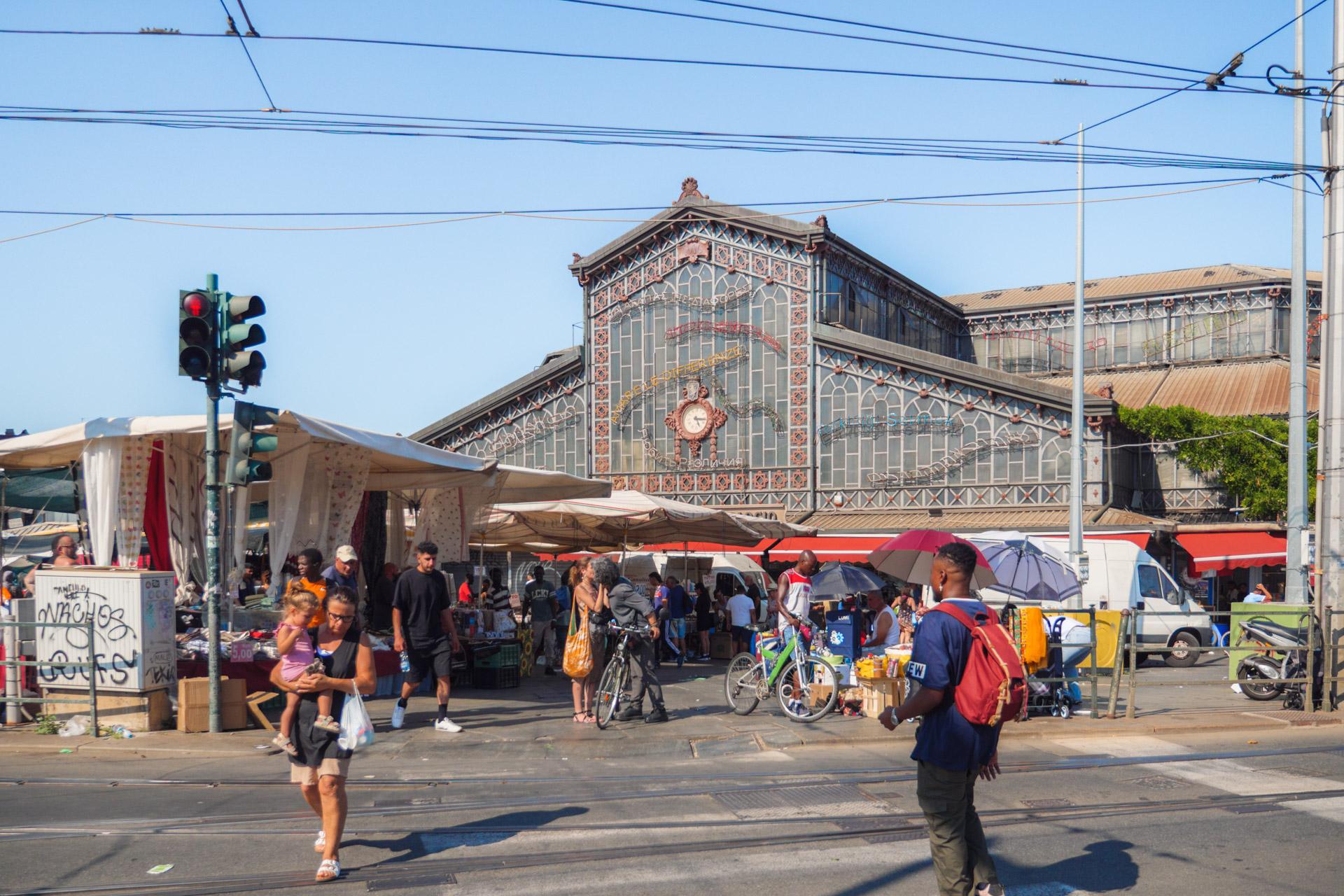 Area near the Porta Palazzo Market in Turin