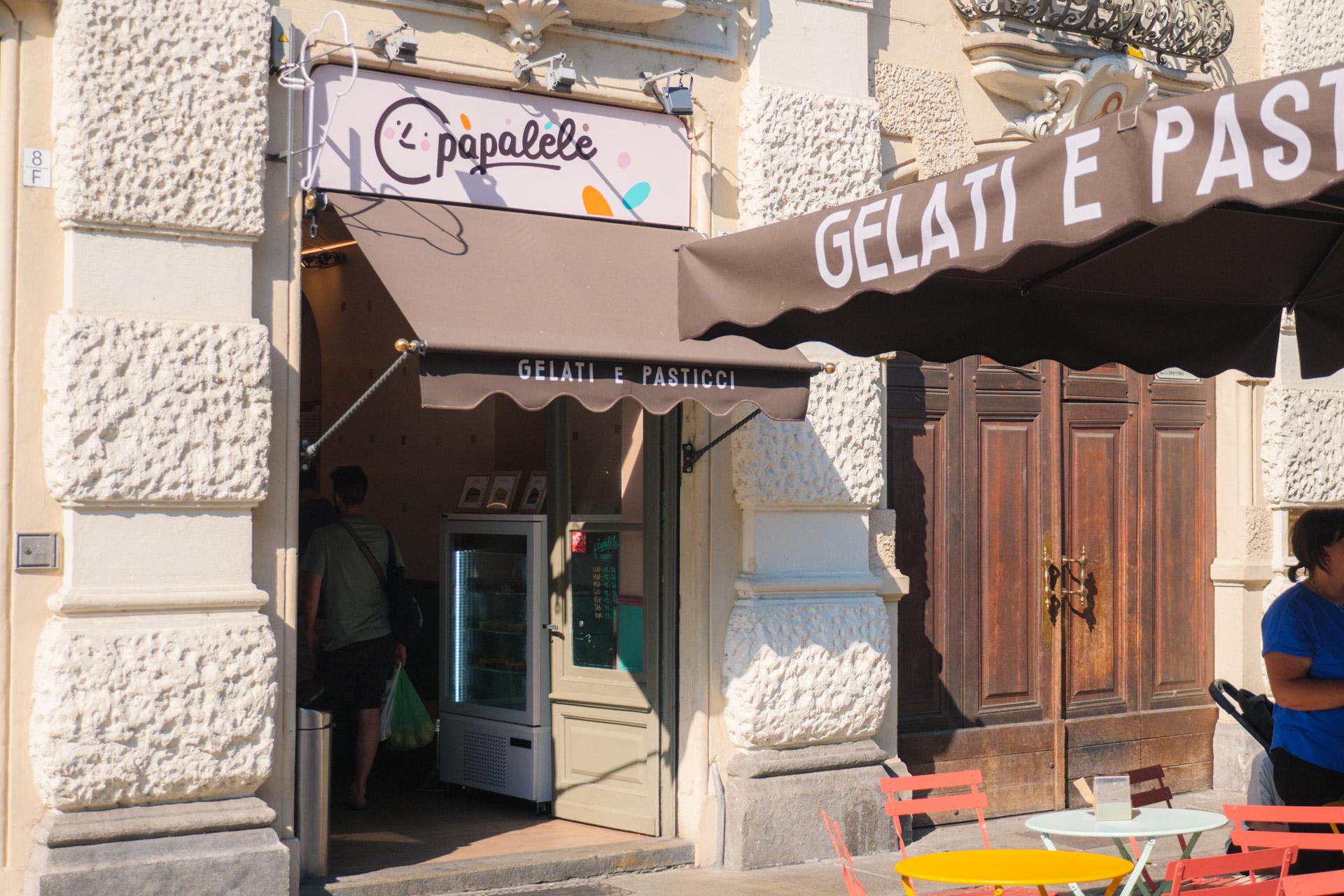 Papalele gelato in Turin