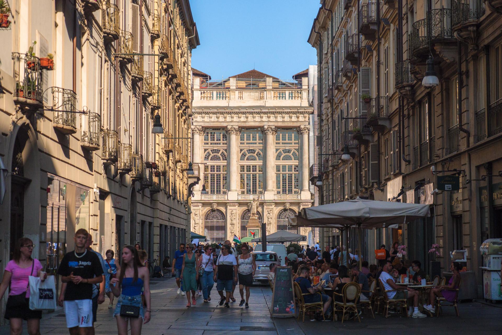 Via Garibaldi in Turin