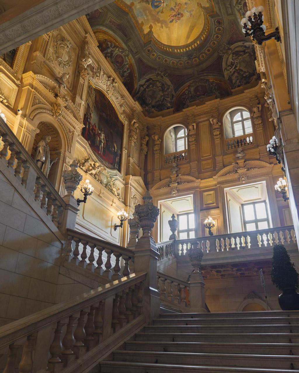 Royal Palace of Turin staircase