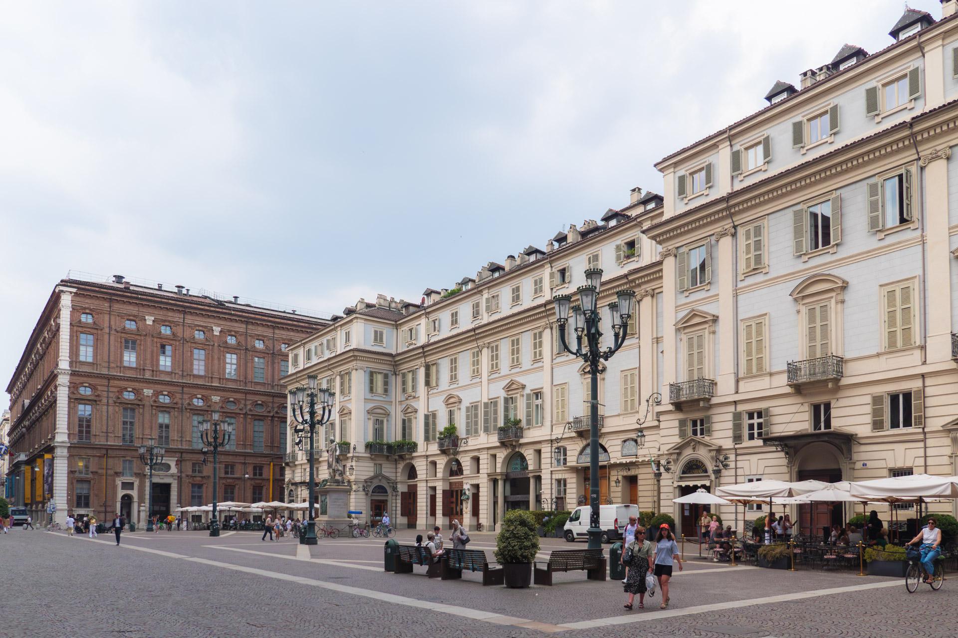 Turin piazza in the city centre