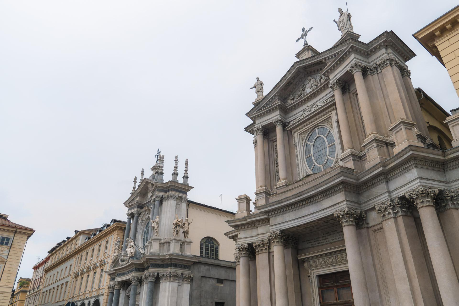 Piazza San Carlo churches