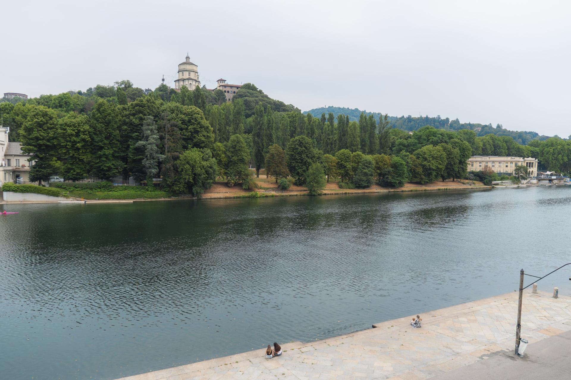 The Po River and Chiesa di Santa Maria del Monte dei Cappuccini