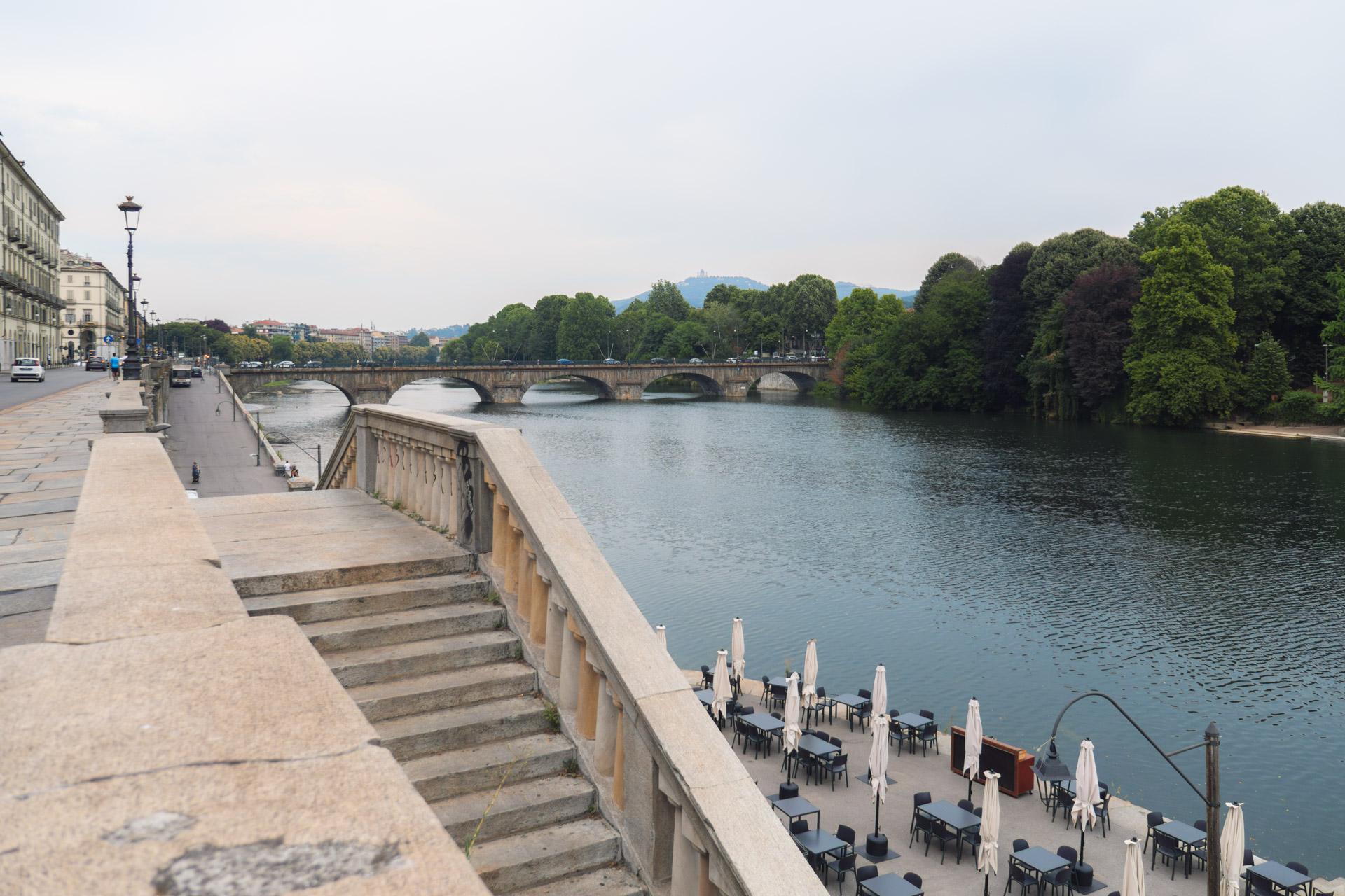 The Po River in Turin