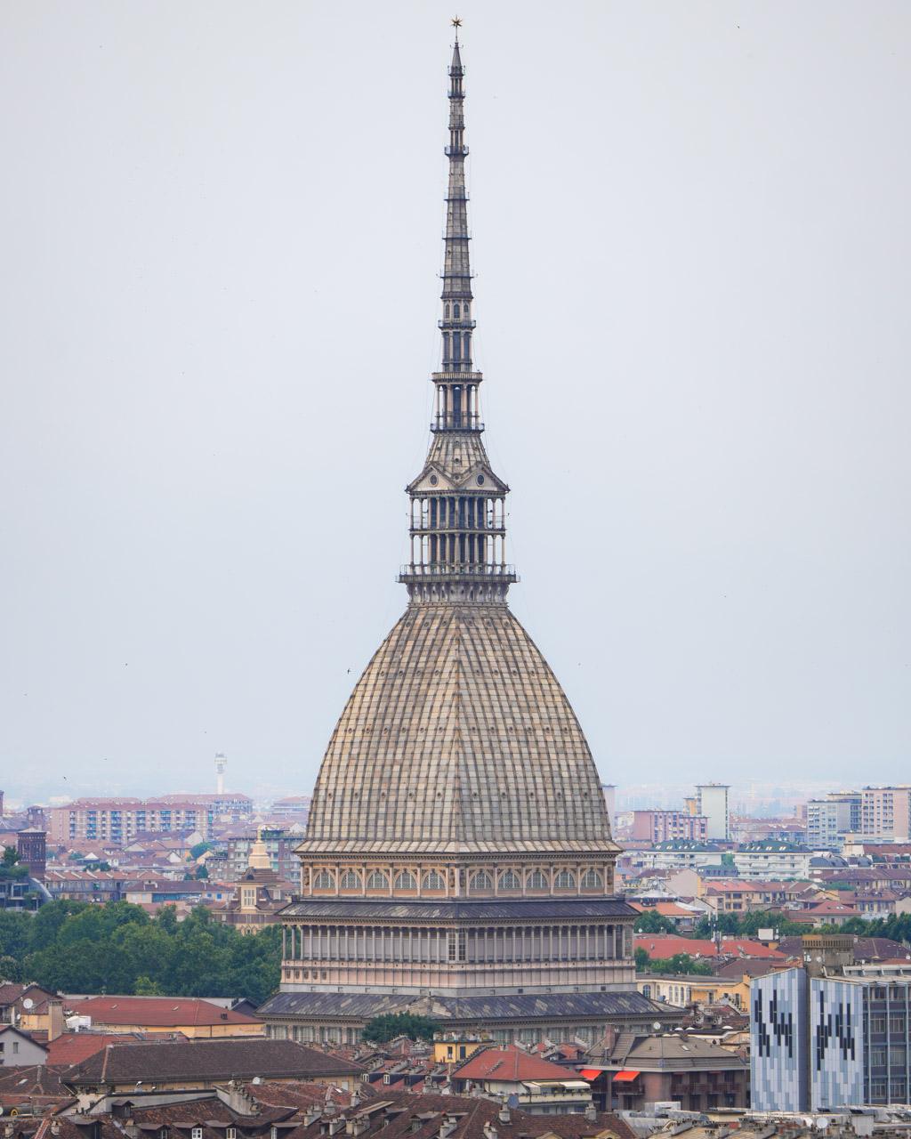 The Mole Antonelliana seen from afar