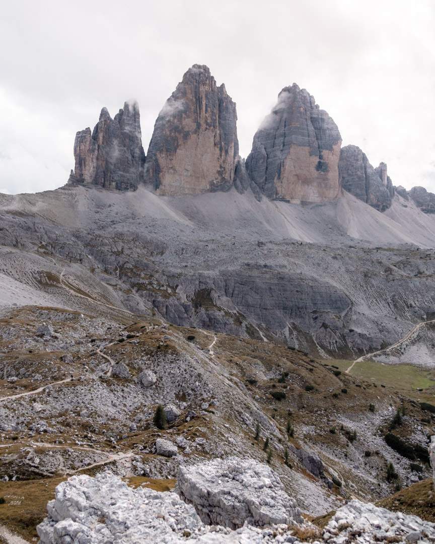 Tre Cime di Lavaredo view