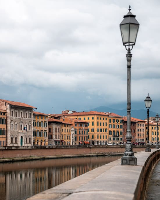 The Arno River in Pisa