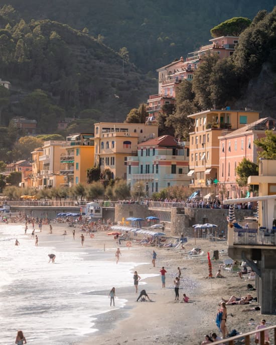 Beach in Monterosso al Mare