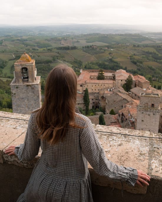 Victoria at Torre Grossa in San Gimignano, Tuscany