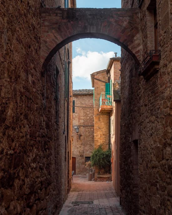 Hyggelig lille gade i Pienza