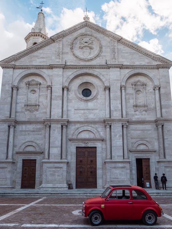 Piazza Pio II in Pienza, Tuscany