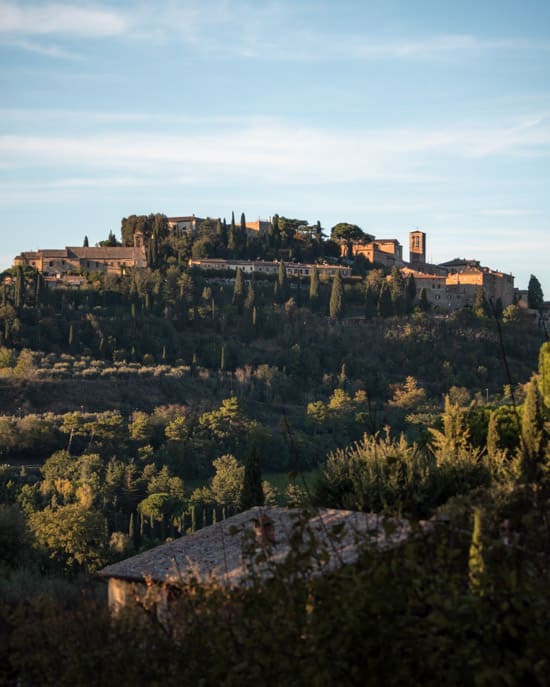 Montepulciano from a distance