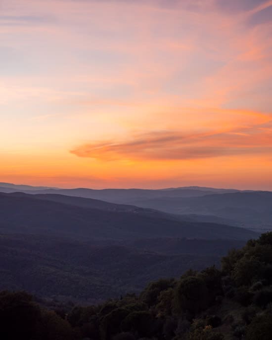 Sunset in Tuscany