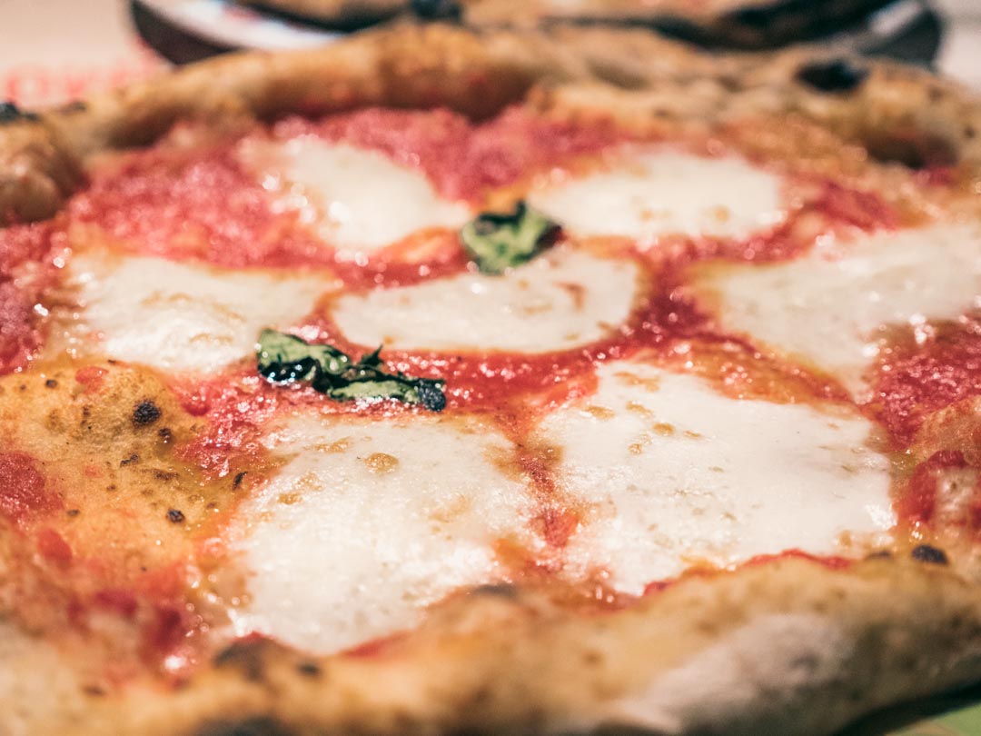 Neapolitan pizza from Rossopomodoro