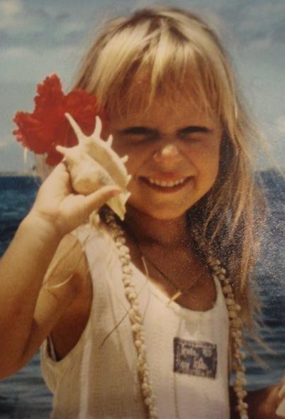 Victoria as a young girl, abroad