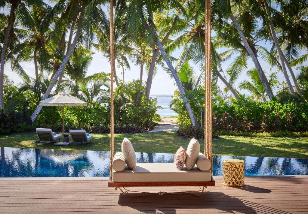 Private pool villa at Waldorf Astoria Seychelles Platte Island