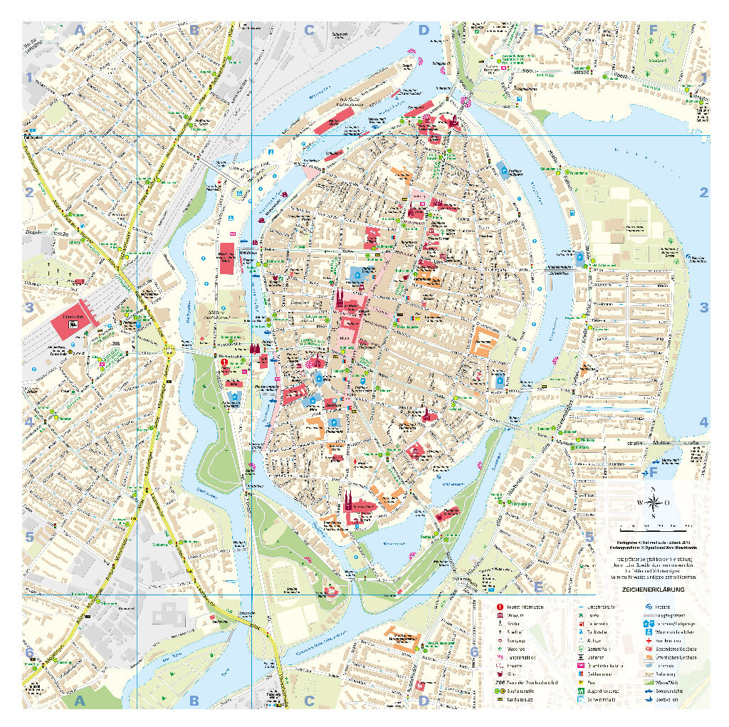 Map of Lübeck