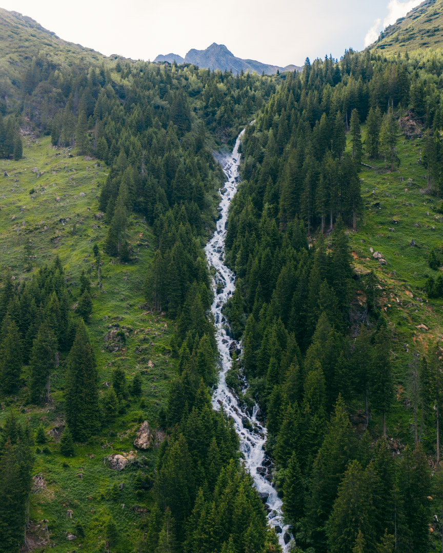 Waterfall in Gschnitztal